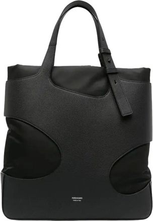Ferragamo Borsa imbottita in pelle Pre-owned - - Pre-owned - Uomo - Nero - ONE SIZE