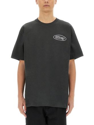 Obey Black Crew Neck T-Shirt