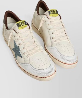 Golden Goose leather low-top sneakers