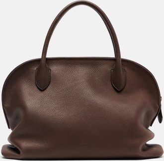 The Row Agnes 12 Medium leather tote bag