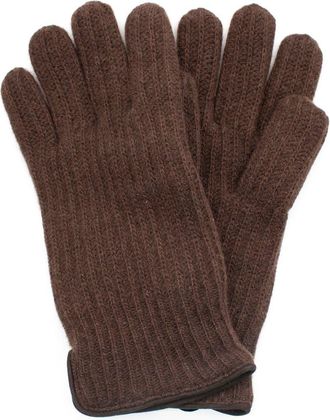 Portolano Cashmere Gloves in Nile Brown/Chocolate at Nordstrom Rack, Size Medium