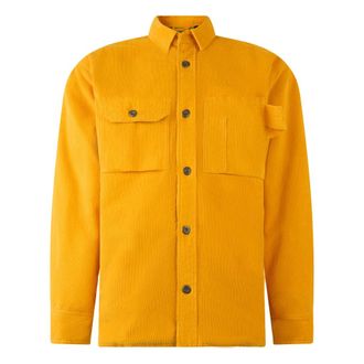 Diesel Casual Shirts, male, Yellow, Size: M Casual Shirt with Pockets
