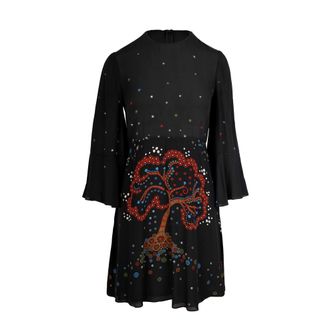 Valentino Valentino Zijde Print Jurk - 10s