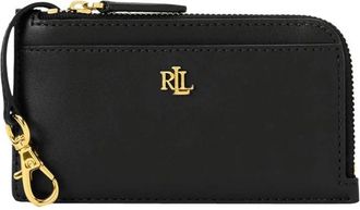 Ralph Lauren Kaarthouder - Dames - Portefeuilles - Zwart - ONE Size - Leer - Accessoires