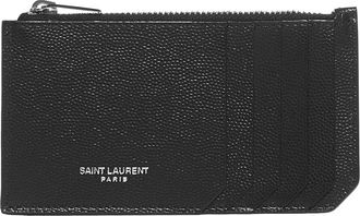 Saint Laurent Wallets & Cardholders, male, Black, Size: ONE SIZE Black Fragments Cardholder Wallet