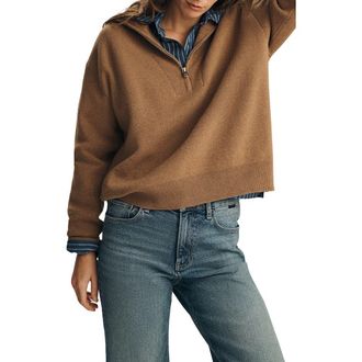 Mavi Half Zip Polo Sweater in Kelp at Nordstrom, Size X-Large