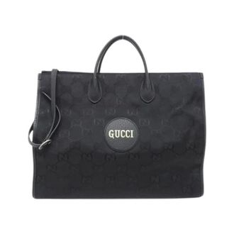 Gucci Pre-owned Off The Grid GG Nylon Bag - unisex - Vintage Shopper - Zwart - ONE Size - Nylon - Vintage