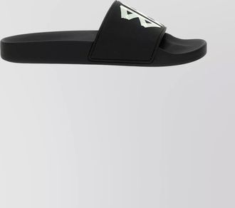 Balenciaga slide sandals with open toe and flat sole