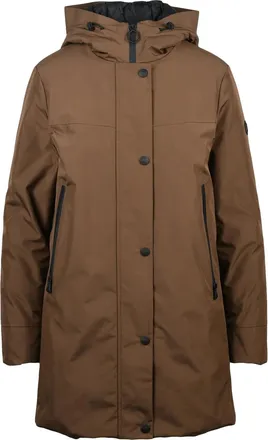Hox Brown Down-Filled Polyester Parka