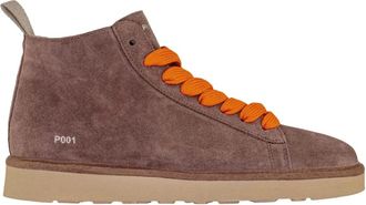 Panchic Polacco P001 - Heren - Veterlaarzen - Bruin - 42 EU - Leer - Schoenen