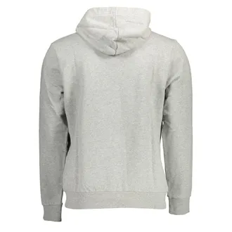 Napapijri Logo-Print Cotton Sweatshirt - Gray