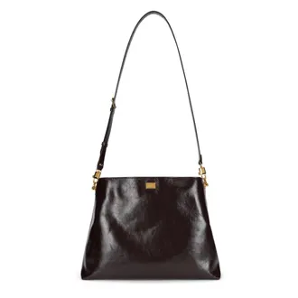 Dolce & Gabbana Shoulder Bags, female, Brown, Size: ONE SIZE Vittoria Shoulder Bag