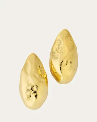 Alexis Bittar Molten Puffy Teardrop Post Earrings