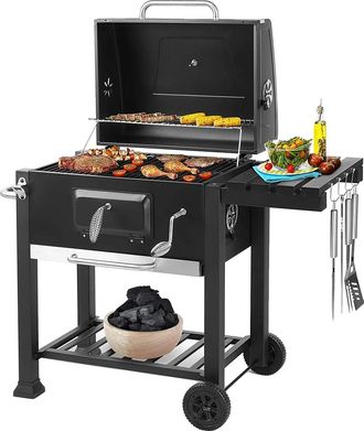 OEM Parrilla De Carb&oacute;n, Superficie Principal De Cocci&oacute;n De 375 Pulgadas Cuadradas, Rejilla Para Mantener Caliente De 203 Pulgadas Cuadradas, Rejillas De V