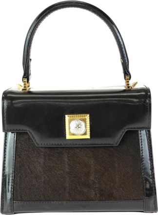 Versace Sunburst Pony Hair Handbag