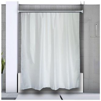 Spirella Spirella - Barra Para Cortina De Ducha Modular De Esquina Para Fijar En Aluminio Decor Universal Acabado Brillante