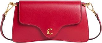Coccinelle C-me Mini Schoudertas - Dames - Schoudertassen - Rood - ONE Size - Leer - Tassen