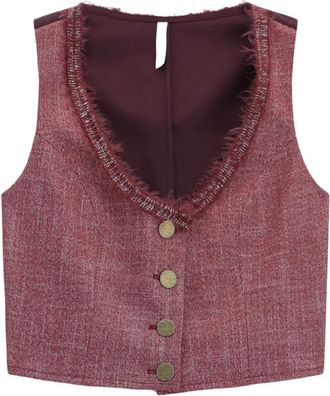 Imperial Gilet - Dames - Bodywarmers - Rood - XS - Jassen