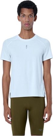 Hoka One One Every Run Short Sleeve T-Shirt - Heren - Sportshirts - Wit - XL - Polyester - Fitness