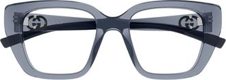 Gucci Cat-eye Optisch Montuur - Dames - Brillen - Grijs - 50 MM - Accessoires