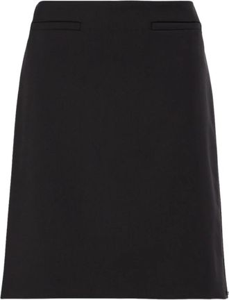 Sportmax Luigia Mini Rok - Dames - Korte rokken - Zwart - XS - Wol - Rokken