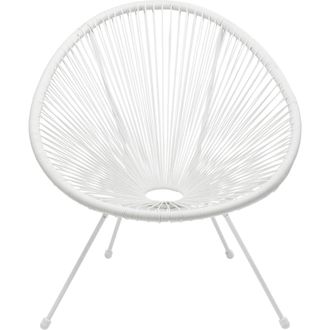 Kare Design Sill&oacute;n acapulco blanco