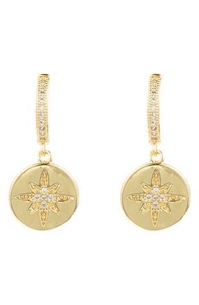 Eye Candy Los Angeles North Star Drop Earrings in Gold at Nordstrom Rack