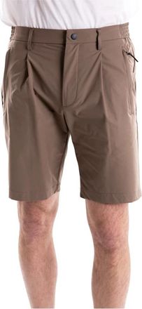 People of Shibuya Brak Bermuda - Heren - Korte Broeken - Bruin - 2XL - Polyester - Korte Broeken