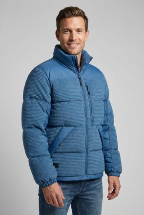 Icepeak Steppjacke ICEPEAK AALAM, Herren, Gr. 46, aqua, Obermaterial: 100% Polyester, Jacken Steppjacke, mit verstellbarer Kapuze, mit Reissverschlusstaschen