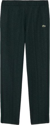 Lacoste Straight-Leg Textured Casual Pants