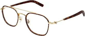 Montblanc Montblanc, Accessoires, unisex, Geel, ONE Size, MB0391o Optisch Montuur