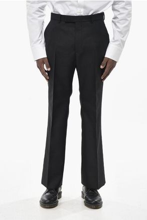 Gucci Solid-Color Wool Trousers size 48