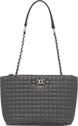 Guess Nadira - Dames - Shoppers - Grijs - ONE Size - Leer - Tassen