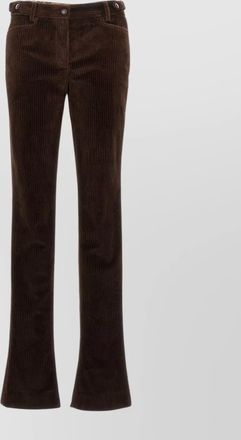 Dolce & Gabbana corduroy flared leg trousers