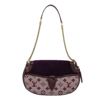 Louis Vuitton Pre-owned Vintage Schoudertas - Dames - Pre-owned - Paars - Maat: ONE Size Leer