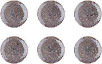 Björn Borg Plato STELLAR Ø22cm - 6 Piezas - Gris hormigón
