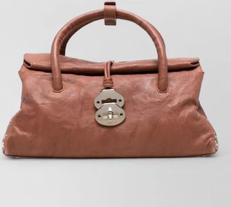 Zanellato lamb leather small shoulder bag