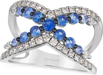 Le Vian Denim Ombre 14K 1.29 Ct. Tw. Diamond & Sapphire Ring