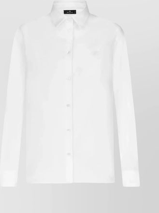 Etro point collar shirt with long sleeves