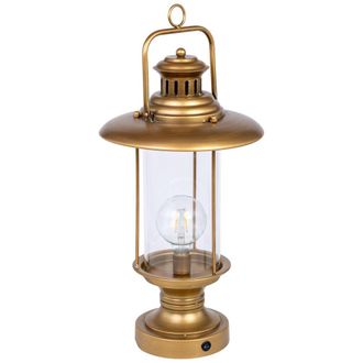 Wanderlust Deco L&aacute;mpara de mesa de metal 25x25x46/51.5h cm