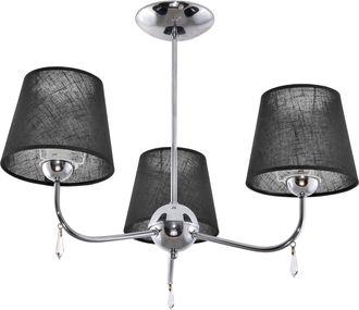 OEM L&aacute;mpara De Techo Colgante Cromada Brigit Negro 11-242