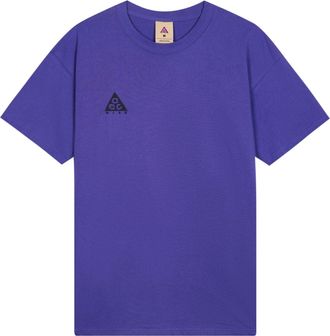Nike x ACG Small Logo Casual Short Sleeve Purple BQ7343-470