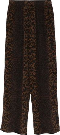 Balenciaga Pantalones de pijama - Trousers - Mujer - Marr&oacute;n - S