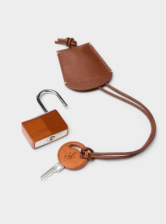 J.W.Anderson Mens Padlock key chain