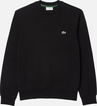 Lacoste Mens Lacoste Fleece Crew Sweatshirt Black - Size: 42