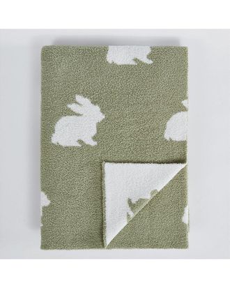 Truly Soft Cozy Bunny Rabbit Reversible Throw