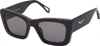 Zadig&Voltaire Womens SZV411V-510803 SZV411V 51 510803 Sunglasses - Black - One Size