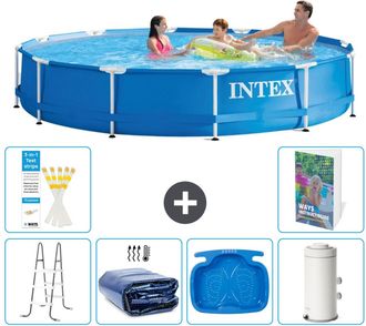Intex Piscina Con Estructura Redonda - 366x76 Cm - 7-piezas S144