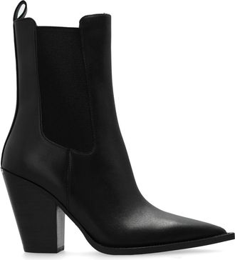 Michael Michael Kors 95mm Leni boots - women - Leather - 7.5 - Black