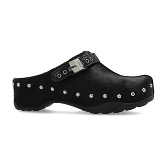 Scholl Mules in Pelle Phoebe - - Shoes - Donna - Nero - 36 EU